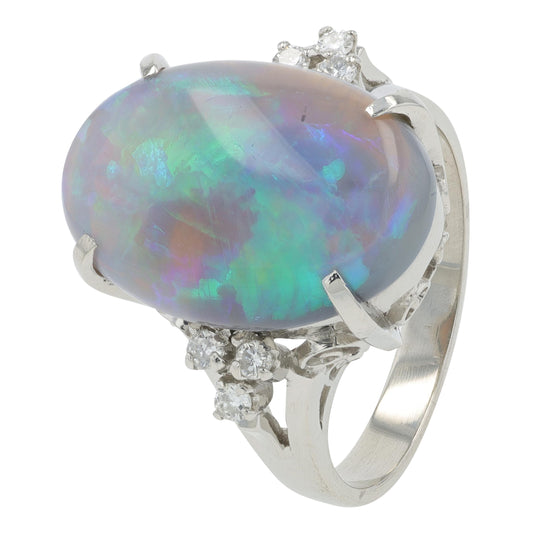 PT900 6.52 CT Opal Ring