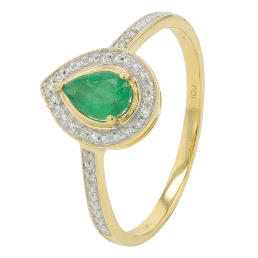 10K Gemstone Ring<p><strong>More Colors Available</p></strong>