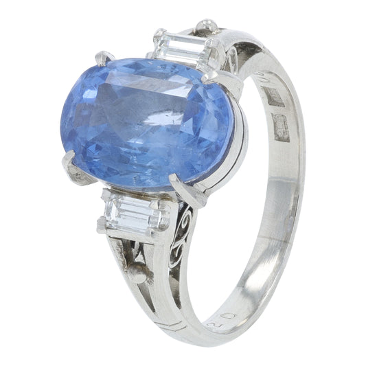 PT850 5.20 CT Sapphire Ring