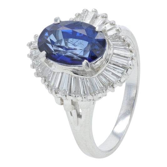 PT900 3.30 CT Sapphire Ring
