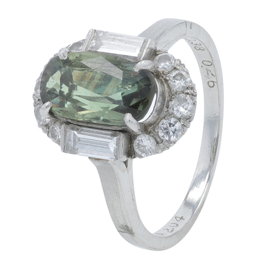 PT900 2.04 CT Alexandrite Ring