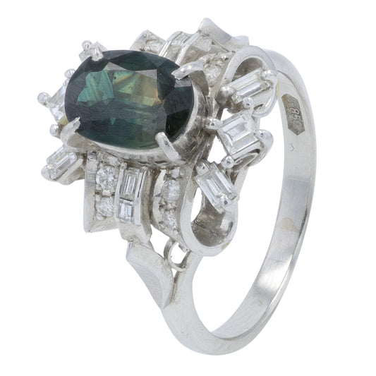 PT900 1.46 CT Alexandrite Ring