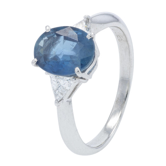 PT900 2.10 CTW Sapphire Ring