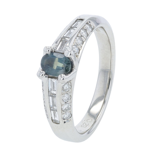 PT900 .29 CT Alexandrite Ring