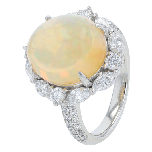 PT900 5.19 CT Opal Ring
