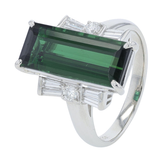 PT900 5.47 CTW Tourmaline Ring