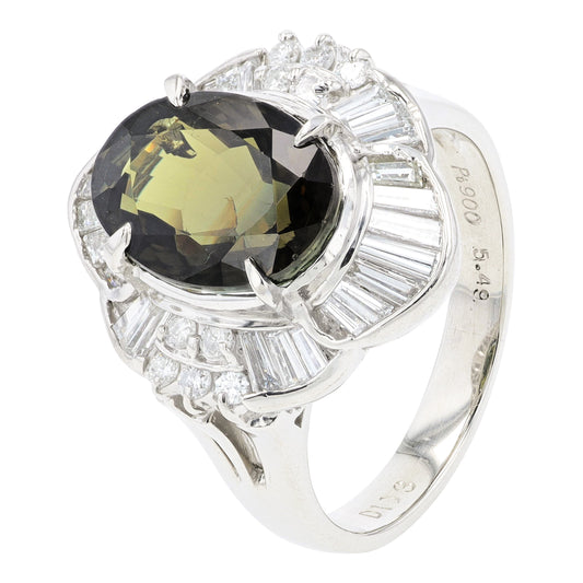 PT900 5.49 CT Alexandrite Ring