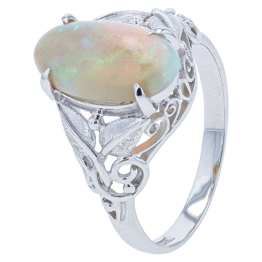 14K WG Opal Ring