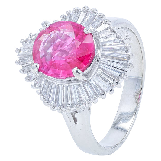 PT900 1.96 CT Ruby Ring