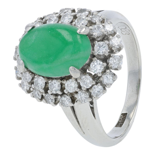 PT900 5.99 CT Jade Ring