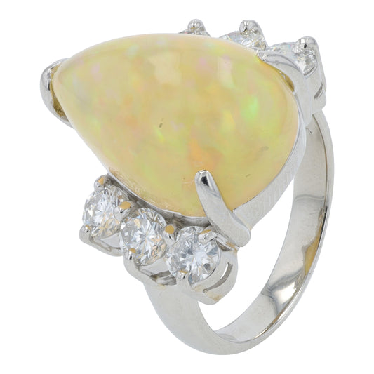 PT900 11.45 CT Opal Ring