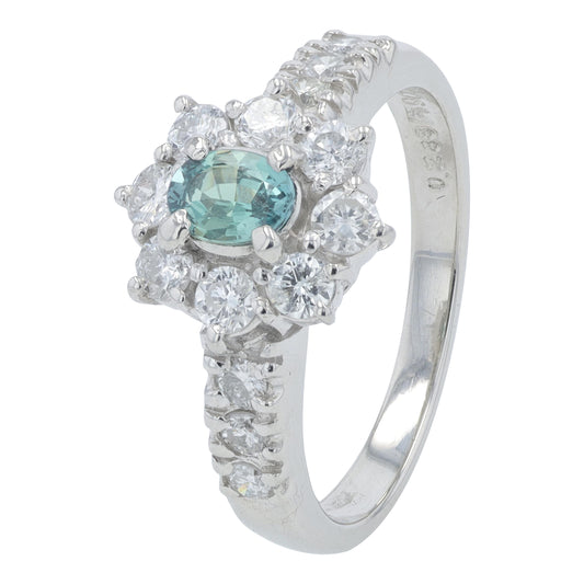 PT900 .28 CT Alexandrite Ring