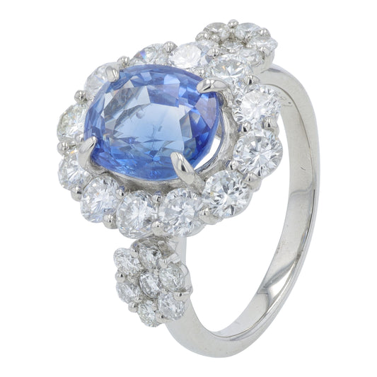 PT900 3.10 CT Sapphire Ring