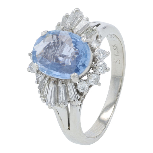 PT900 1.62 CT No Heat Ceylon Sapphire Gemstone Ring<p><strong>GIA Available</p></strong>
