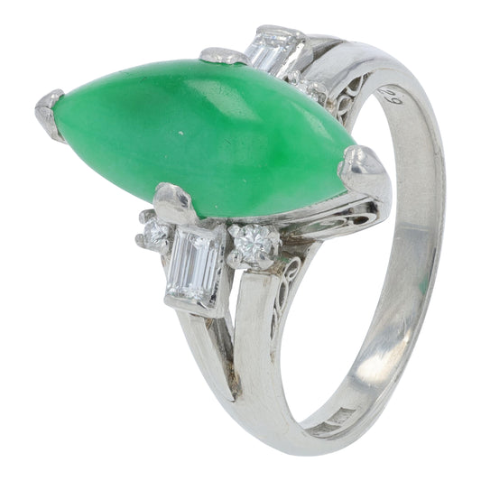 PT900 4.88 CT Jade Ring