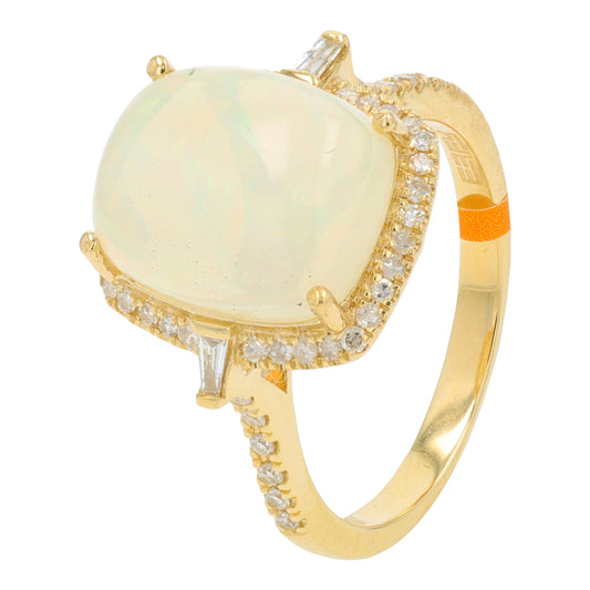 14K YG EFFY 4.35 CT Ethiopian Opal Ring