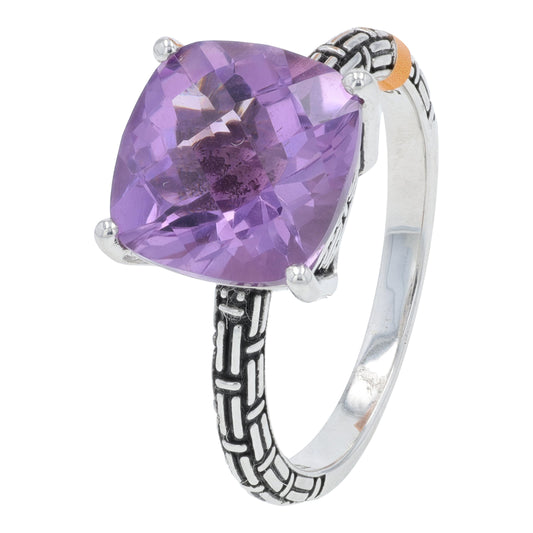SS EFFY 3.40 CT Amethyst Ring