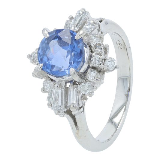 PT900 2.11 CT Sapphire Ring