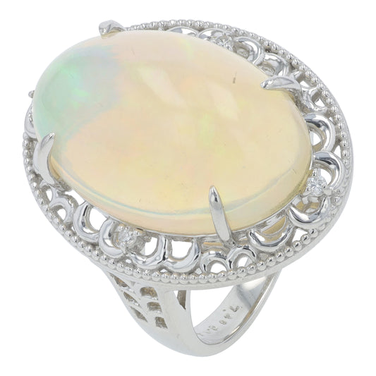 PT900 7.46 CT Opal Ring