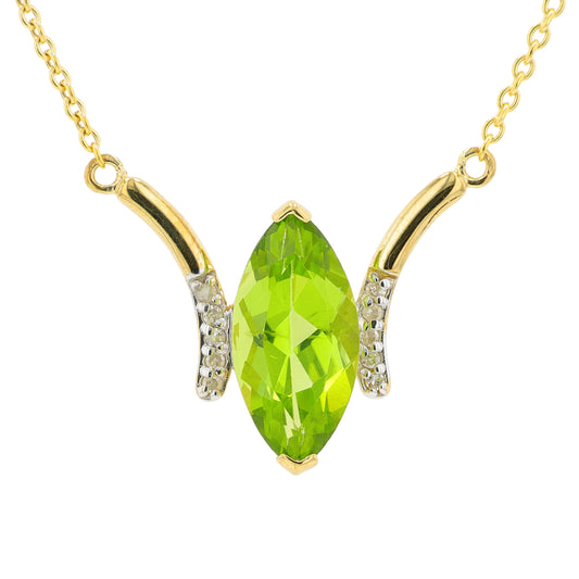 10K YG Gemstone Necklace<p><strong>More Colors Available</p></strong>