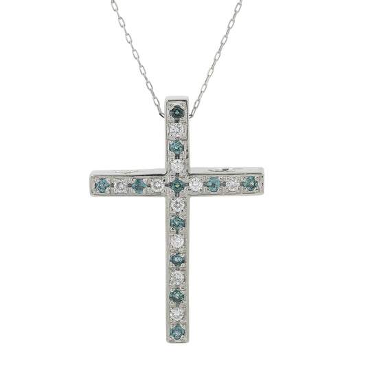 PT900 .22 CT Alexandrite Cross Pendant