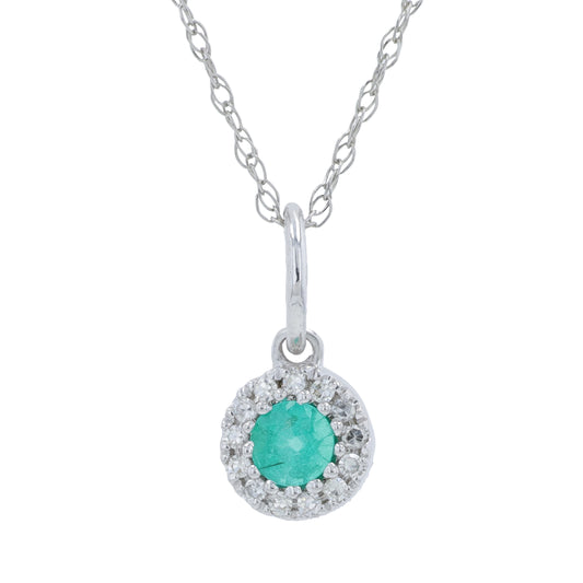 10K Gemstone Pendant<p><strong>More Colors Available</p></strong>