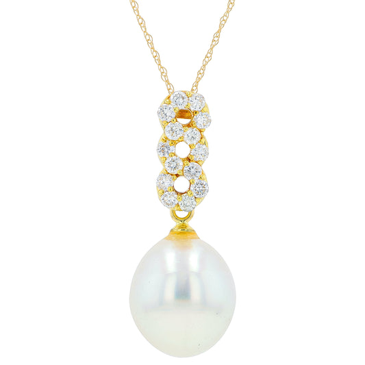 18K YG Pearl Pendant