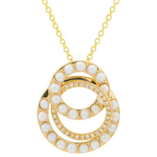 14K YG EFFY Freshwater Pearl Pendant