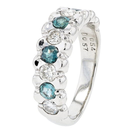 PT900 .54 CT Alexandrite Band