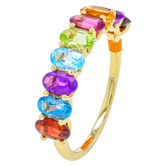 14K YG EFFY 2.20 CTW Multicolor Band