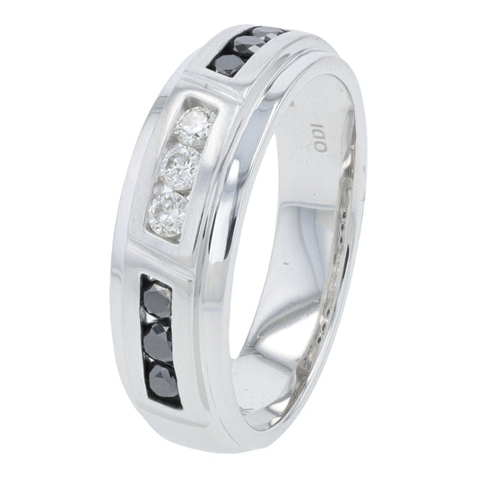10K WG .50 CTW Diamond Gents Band