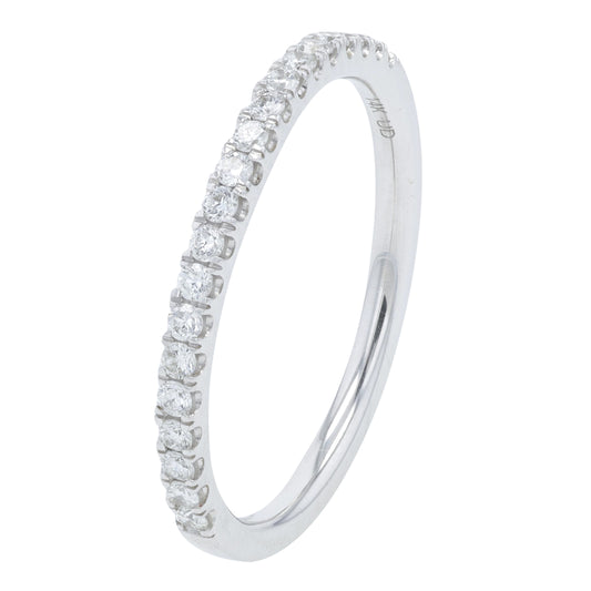 14K WG .20 CT Lab Grown Diamond Band<p><strong>Lab Grown Diamond</p></strong>