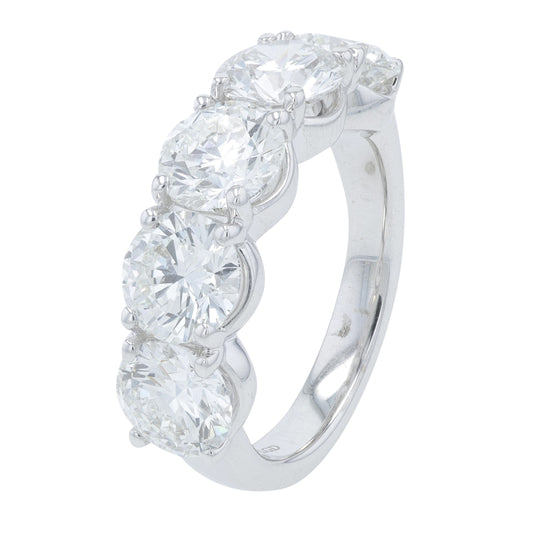 14K WG 5.28 CTW Lab Grown Diamond Band<p><strong>Lab Grown Diamond</p></strong><p><strong>IGI Available</p></strong>