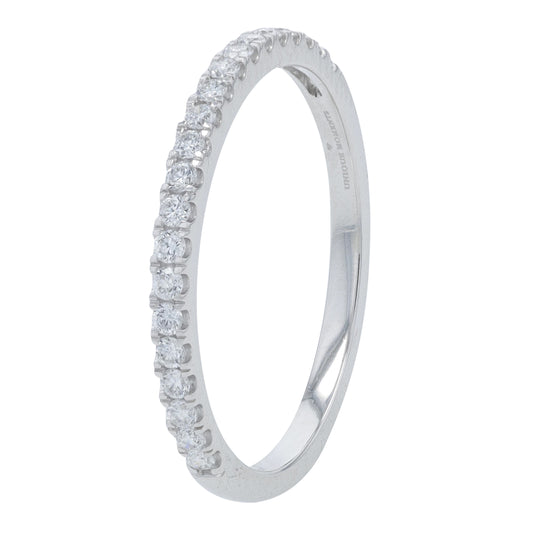 10K WG .25 CT Lab Grown Diamond Band<p><strong>Lab Grown Diamond</p></strong>