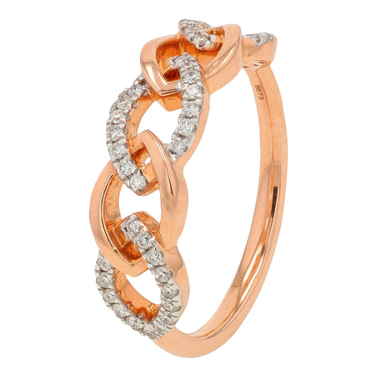 14K RG .21 CTW Lab Grown Diamond Band<p><strong>Lab Grown Diamond</p></strong>