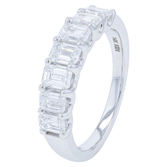 14K WG 1.50 CTW Lab Grown Diamond Band<p><strong>Lab Grown Diamond</p></strong>