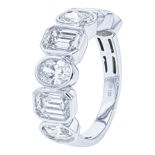 14K WG 3 CTW Lab Grown Diamond Band<p><strong>Lab Grown Diamond</p></strong>