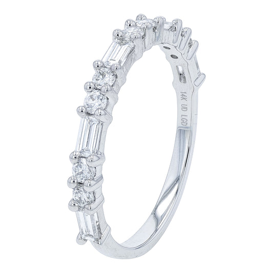 14K WG .65 CTW Lab Grown Diamond Band<p><strong>Lab Grown Diamond</p></strong>
