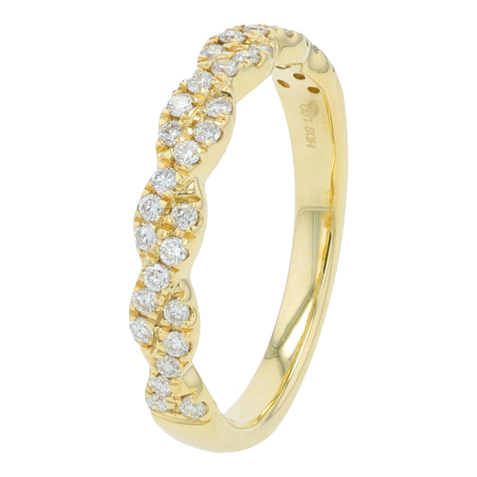 10K .33 CTW Lab Grown Diamond Crossover Band<p><strong>Lab Grown Diamond</p></strong><p><strong>More Colors Available</p></strong>