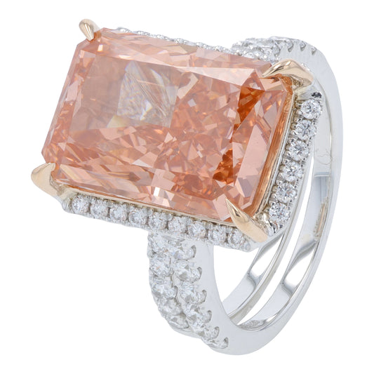 14K WG 10 CTW Lab Grown Diamond Bridal Set<p><strong>Lab Grown Diamond</p></strong>