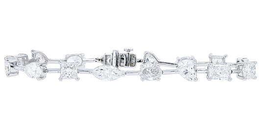 14K WG 12 CTW Lab Grown Diamond Bracelet<p><strong>Lab Grown Diamond</p></strong>
