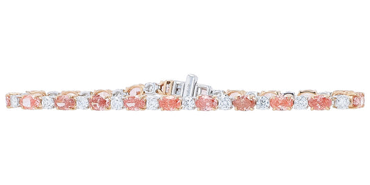 14K TT 8.50 CTW Lab Grown Diamond Bracelet<p><strong>Lab Grown Diamond</p></strong>