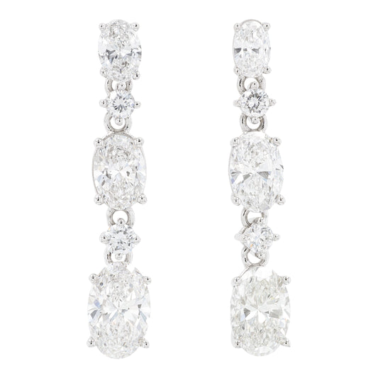 14K WG 2.25 CTW Lab Grown Diamond Earrings<p><strong>Lab Grown Diamond</p></strong>
