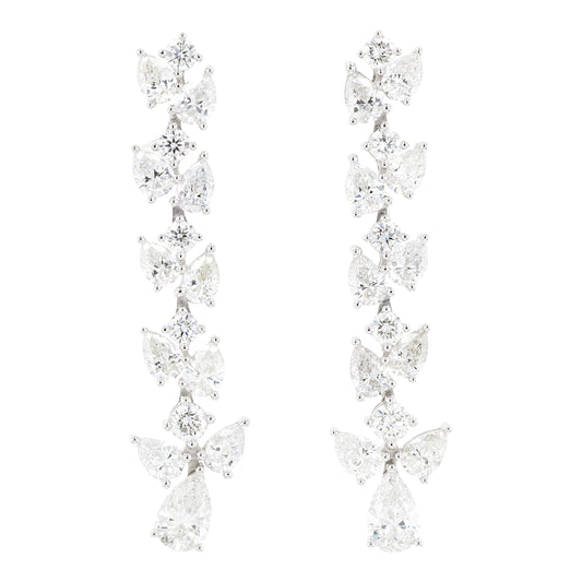 14K WG 8 CTW Lab Grown Diamond Earrings<p><strong>Lab Grown Diamond</p></strong>