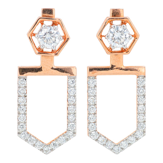 14K .75 CT Lab Grown Diamond Earrings<p><strong>More Colors Available</p></strong><p><strong>Lab Grown Diamond</p></strong>