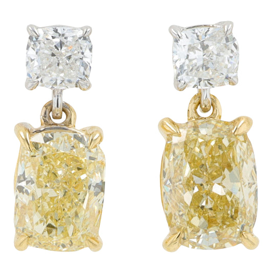 14K TT 2 CT Lab Grown Diamond Earrings<p><strong>Lab Grown Diamond</p></strong>