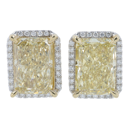 14K WG 11 CT Lab Grown Diamond Earrings<p><strong>Lab Grown Diamond</p></strong>