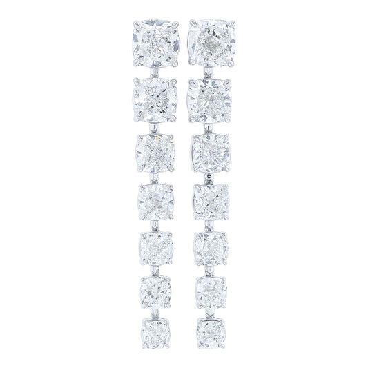 14K WG 7.25 CTW Lab Grown Diamond Earrings<p><strong>Lab Grown Diamond</p></strong>