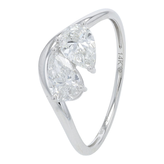14K WG 1 CTW Lab Grown Diamond Ring<p><strong>Lab Grown Diamond</p></strong>