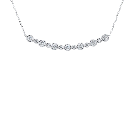 14K WG .42 CTW Diamond Necklace<p><strong>Lab Grown Diamond</p></strong>